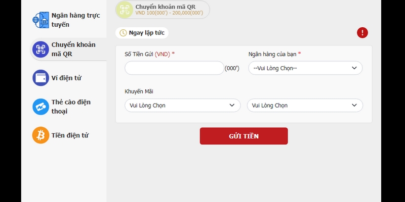 Theo hướng dẫn nạp tiền 12Bet tài khoản ngân hàng phải là chính chủ
